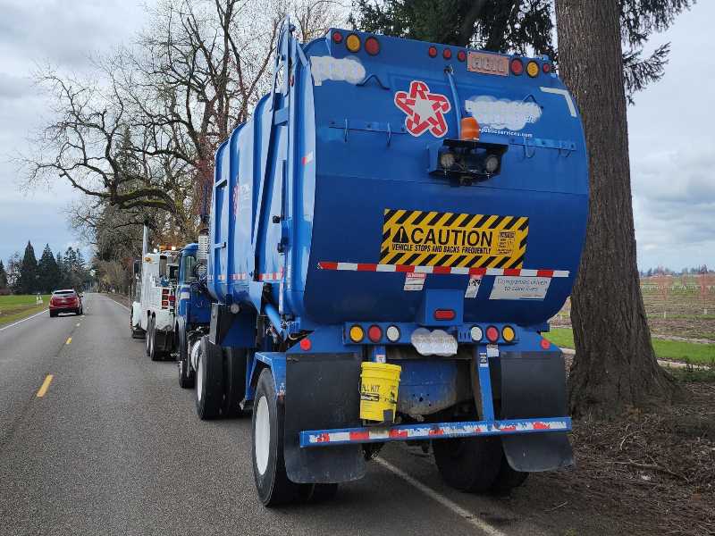 garbage truck towing company