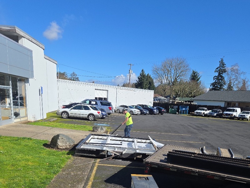McMinnville Crane job